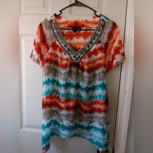 I.N studio large sheer top